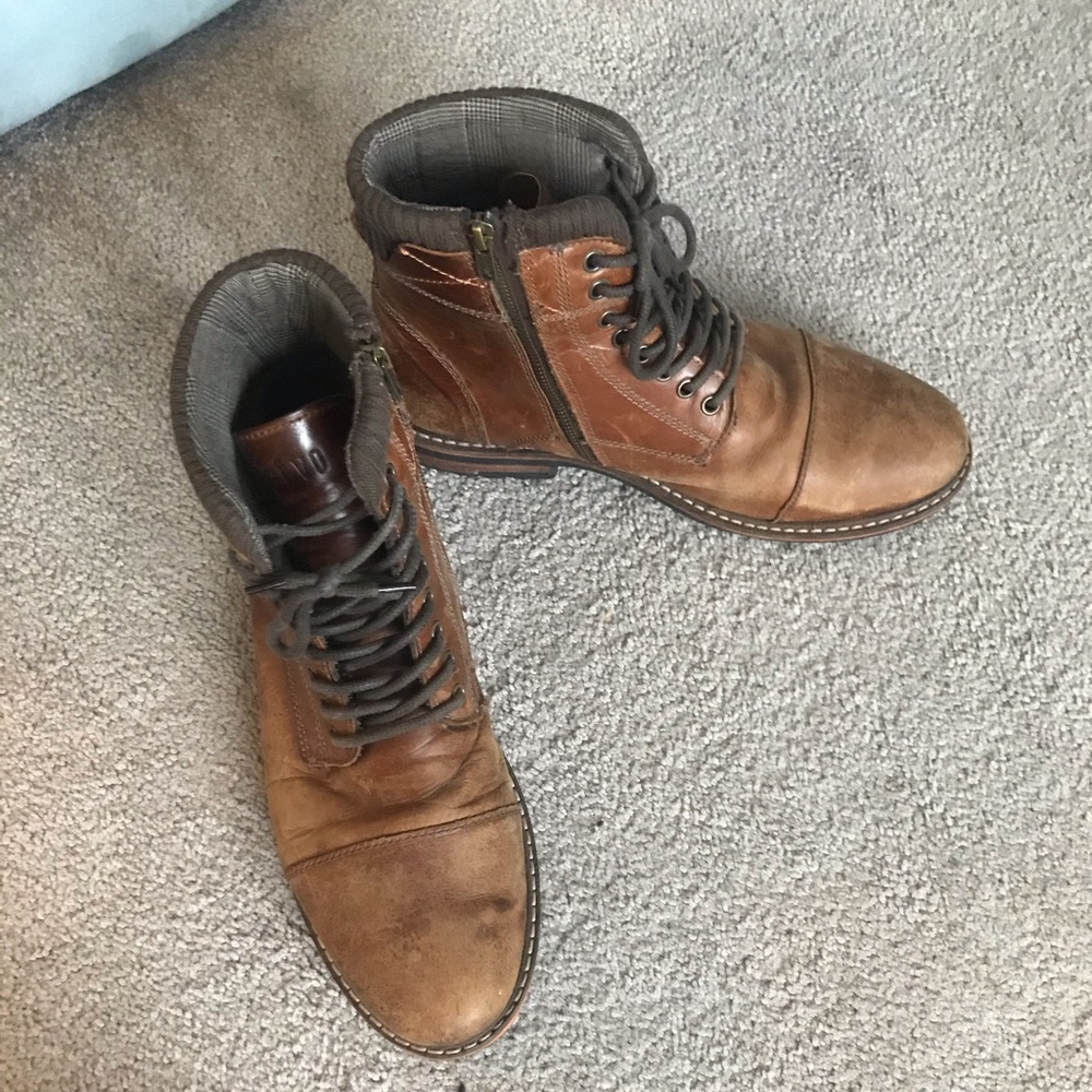 CREVO Leather Boots, Men’s, Size 12